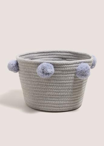 Grey Rope Storage Basket M814918