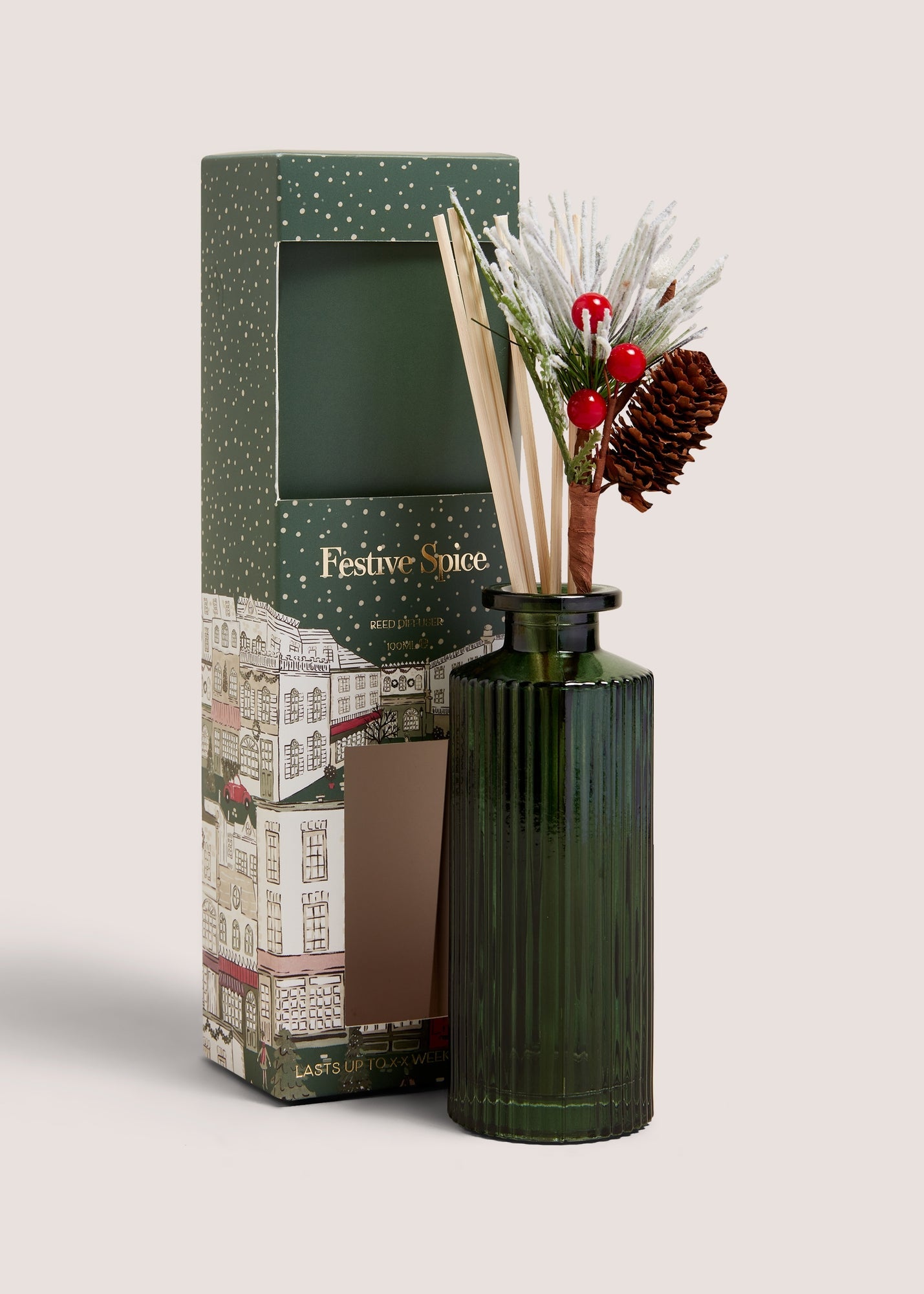 Winter Poem Festive Spice Diffuser Green M698833