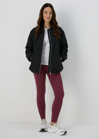 Burgundy Seamless Leggings  F712082