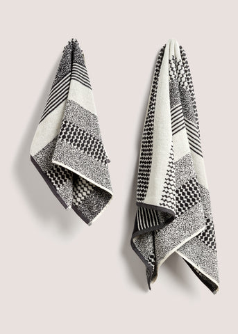 Black Stripe Towel  M207626