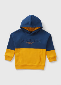 Boys Yellow Michigan Hoodie (1-7yrs)  B369398