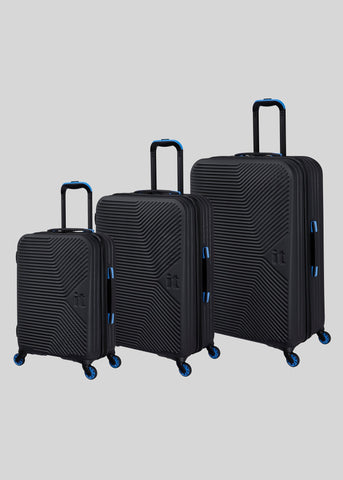 IT Luggage Black New Hard Suitcase  M472830