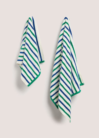 Green Stripe Towel  M207623
