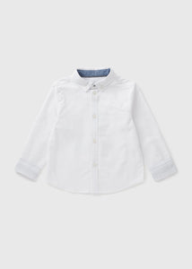 Boys White Oxford Shirt (1-7yrs)  B369447