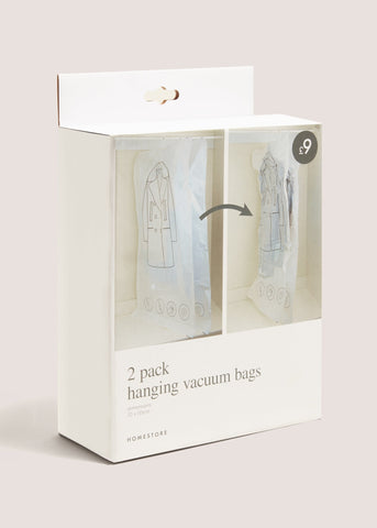2 Pack Hanging Vacuum Bags Cream M485519