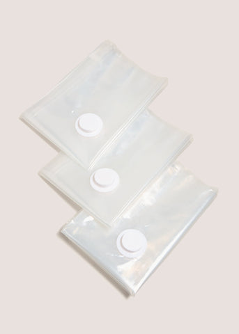 3 Pack Medium Vacuum Bags Clear M485520