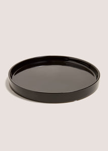 CANDLE/DIFF PLATE RND BLK M698801