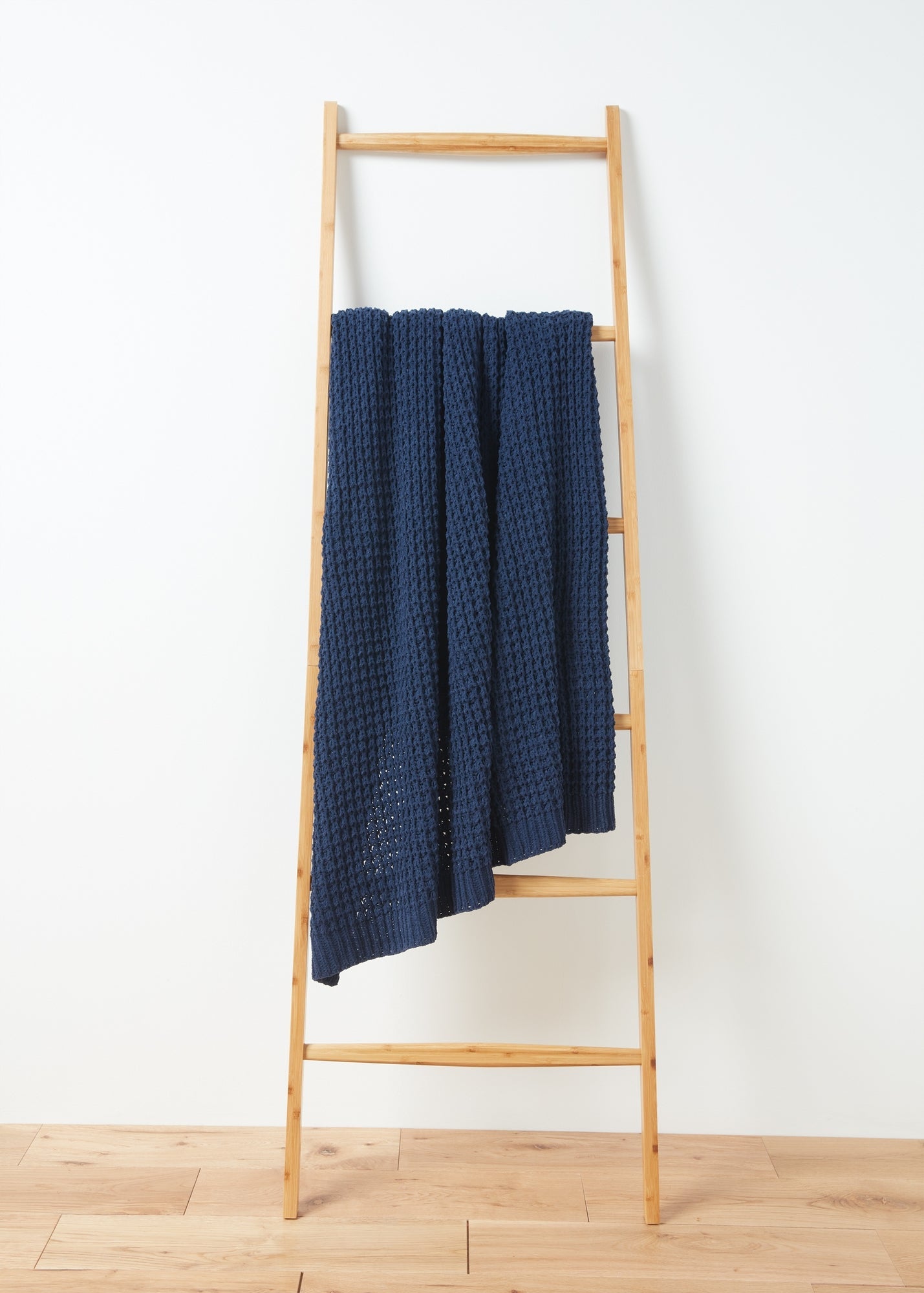 Navy Chenille Throw M494272