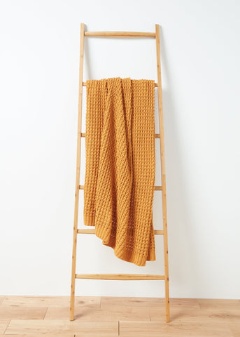 Orange Chenille Throw (130cm x 150cm) M494273