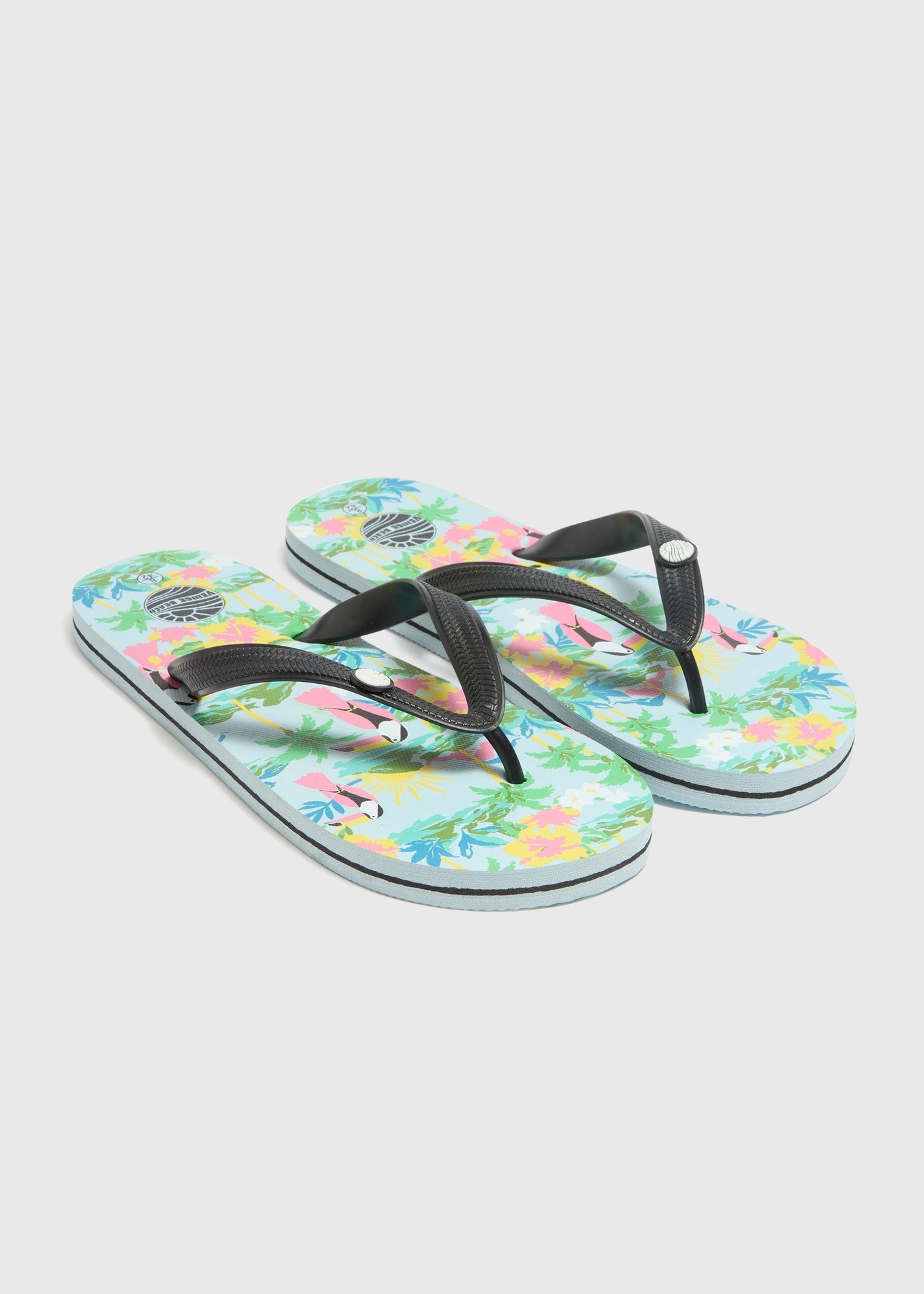 Blue Vibrant Summer Flip Flops  M212734