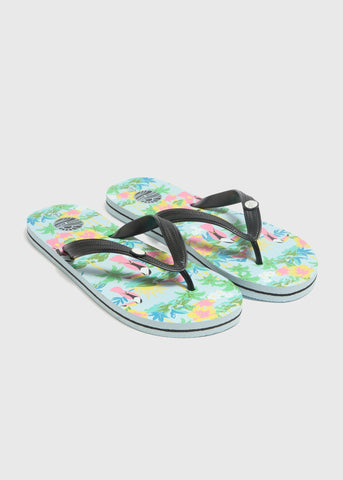 Blue Vibrant Summer Flip Flops  M212734