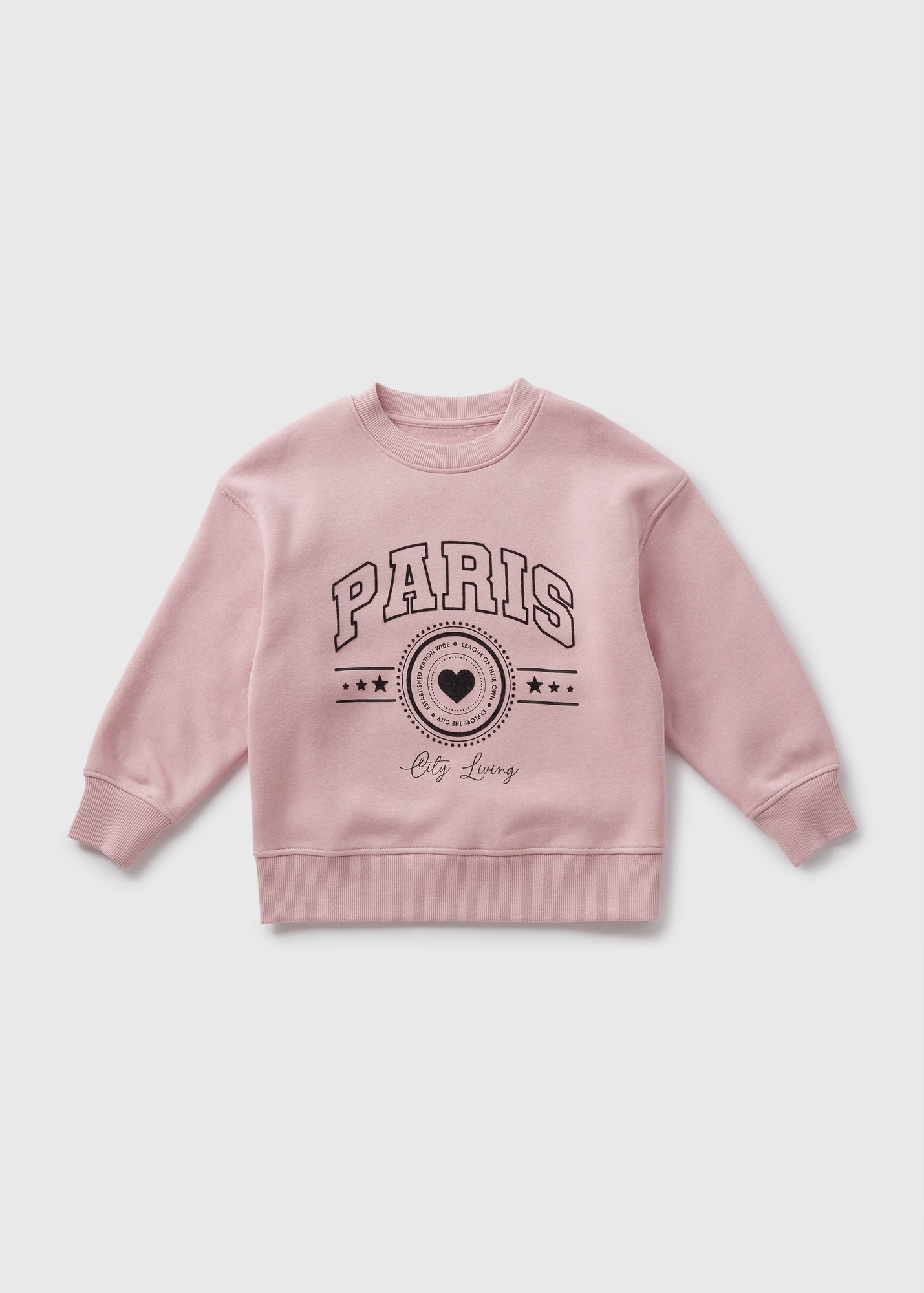 Girls Pink Paris Sweatshirt (7-15yrs)  G324897