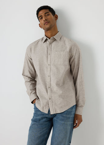 Grey Textured Shirt  M437471