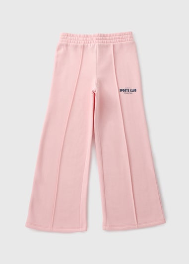 Girls Pink Sports Club Jogging Bottoms (7-15yrs) G403236