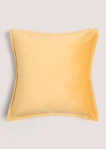 Ochre Velvet Cushion Yellow M494227