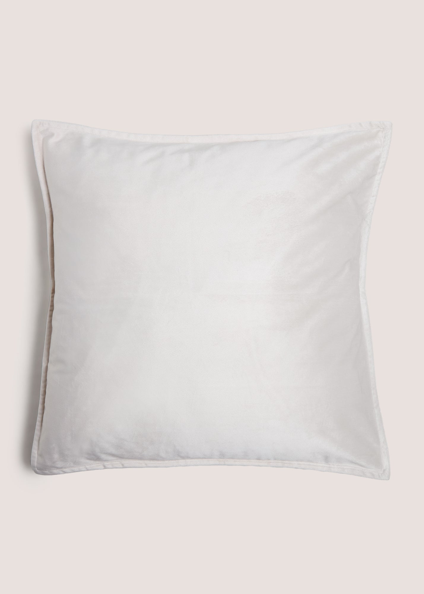 Large Cream Velvet Cushion M494234