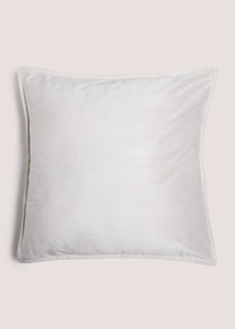 Large Cream Velvet Cushion M494234