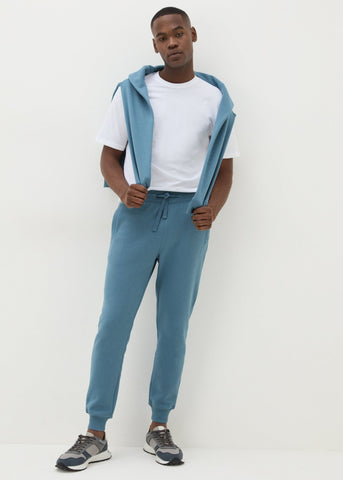 Blue Slim Fit Jogging Bottoms  M259516