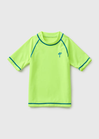 Boys Lime Rash Vest (1-7yrs)  B369485