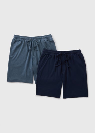 2PK JERSEY SHORTS BLUE M674168