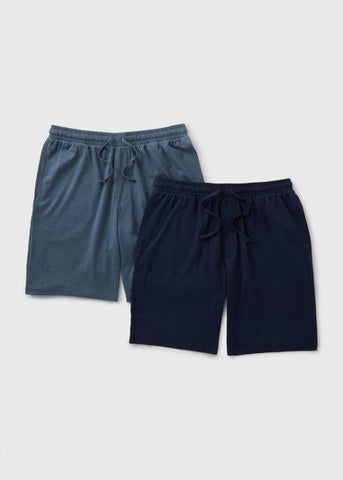 2PK JERSEY SHORTS BLUE M674168