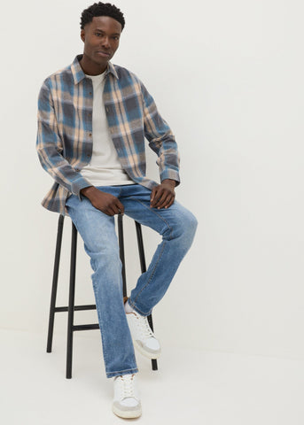 Multicolour Check Brushed Shirt  M437738