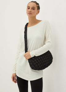 Cream Long Sleeved T-Shirt  F467541