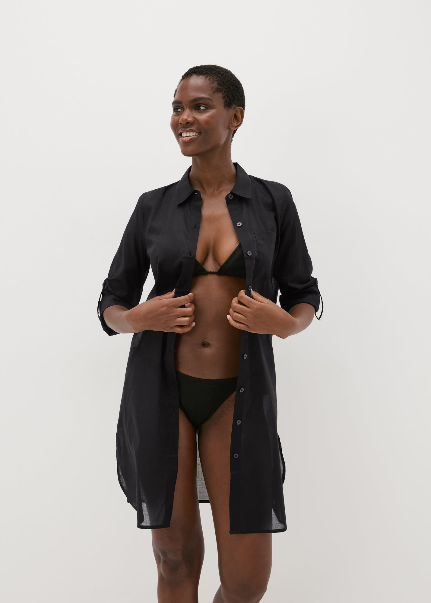 Black Beach Shirt  F513473