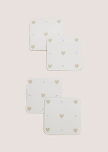 NEUT HEART 4PK CORK CST SET M485595