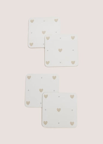 NEUT HEART 4PK CORK CST SET M485595