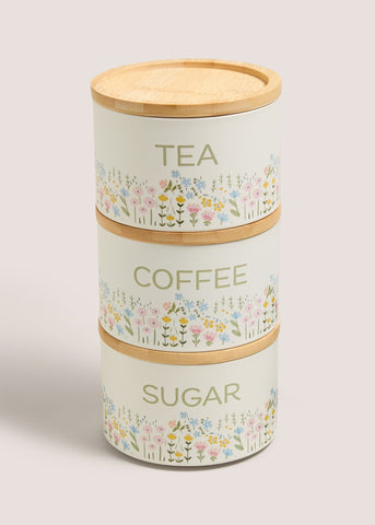 Meadow Stackable Jars Cream M485616