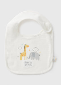 Baby Cream Born In 2025 Bib  C136478