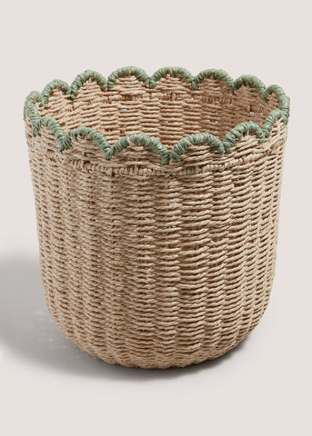 SCALLOP EDGE BASKET M698989