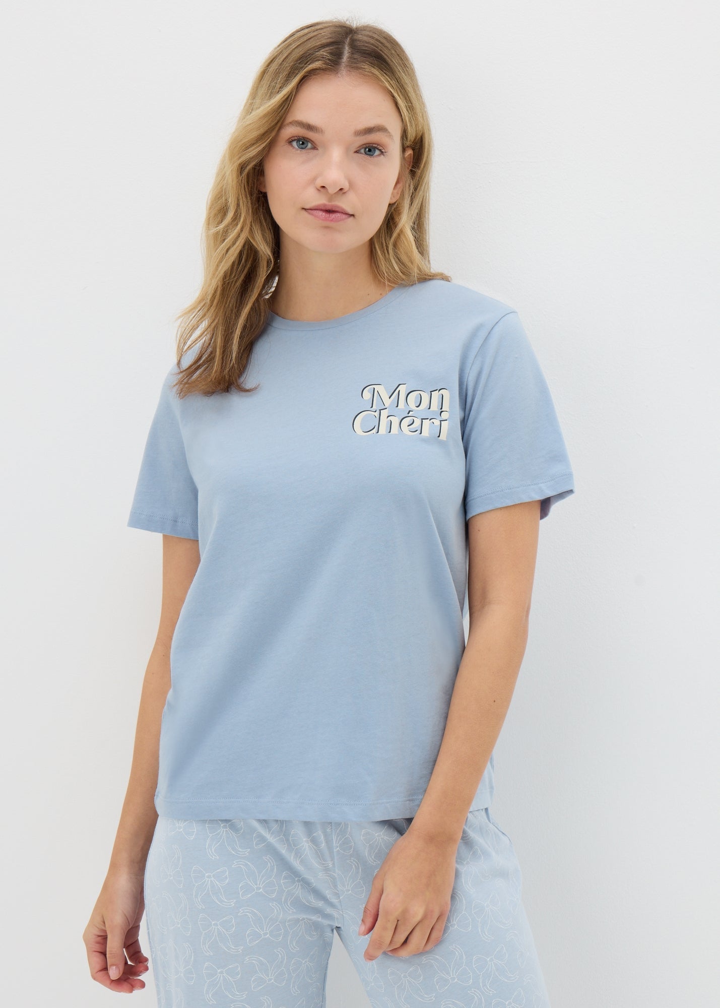 Blue Mon Cheri Pyjama Top  F473931