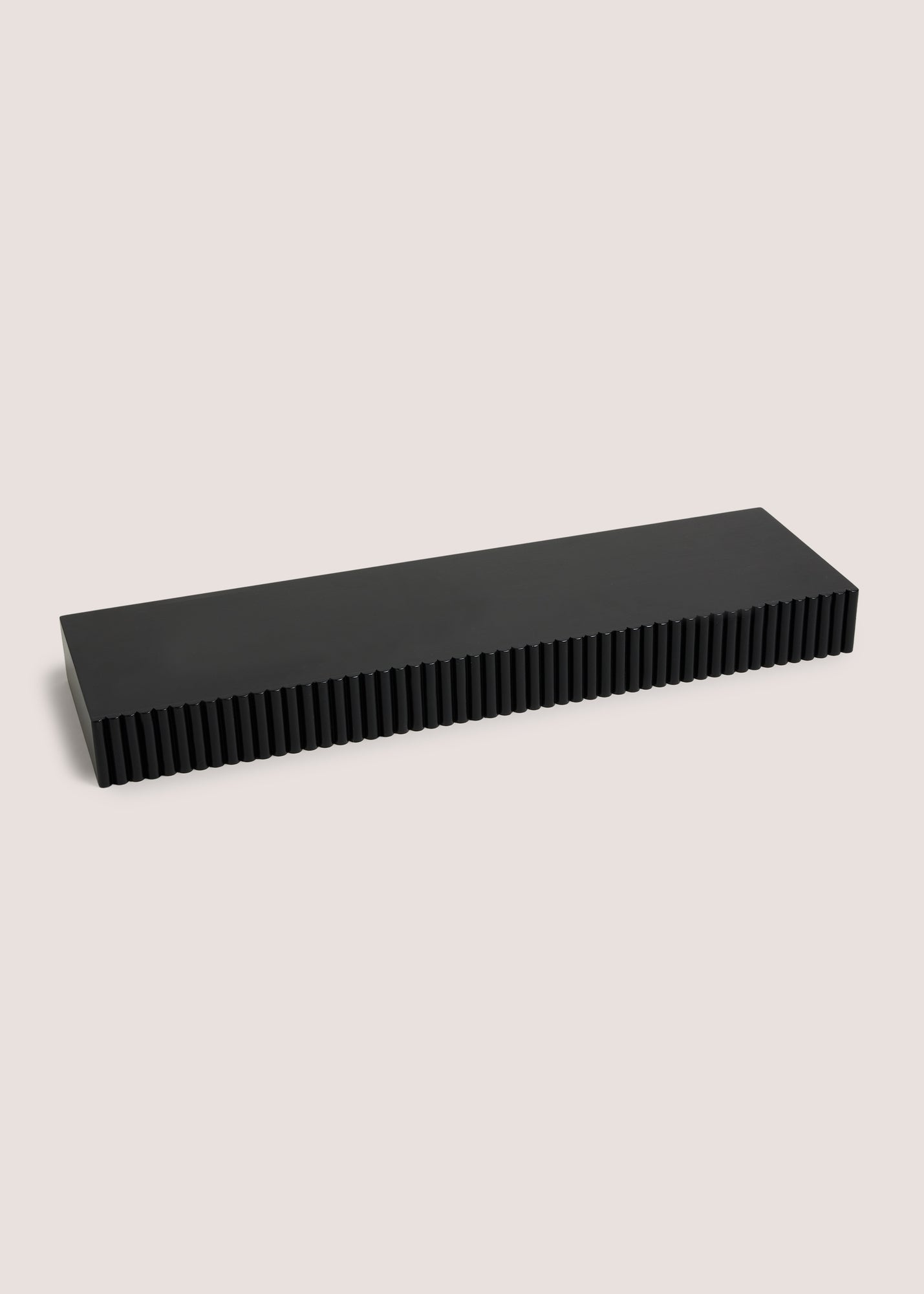 Black Ribbed Edge Shelf M698997