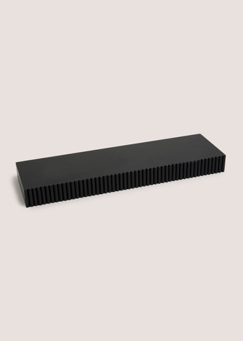 Black Ribbed Edge Shelf M698997