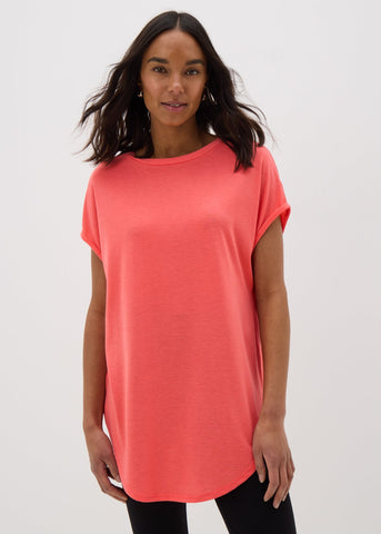 Coral Longline T-Shirt  F467603