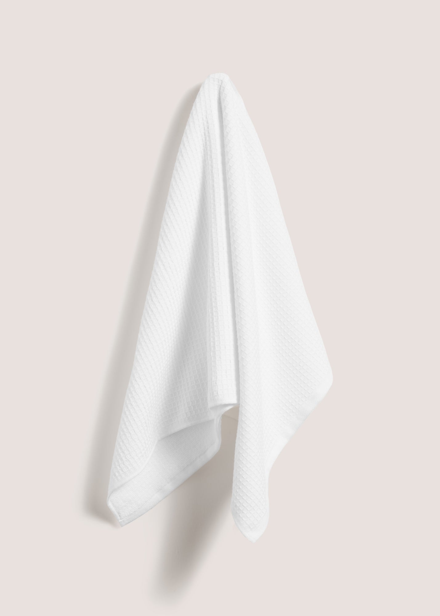 White Waffle Towel  M207829