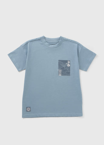 Boys Blue Compass T-Shirt (7-15yrs)  B157983