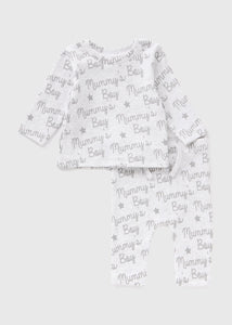 Baby Grey Mummy's Boy Top & Trousers Set (Newborn-23mths)  C321300