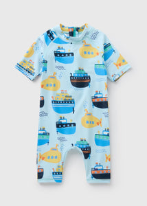 Boys Blue Boat Surf Suit (1-7yrs)  B369748