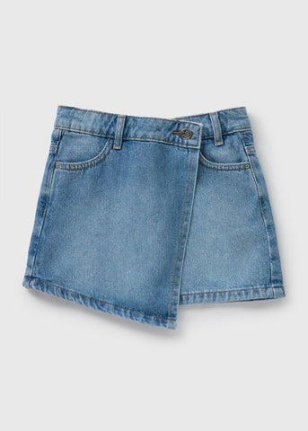 Mid Wash Wrap Skirt (7-15yrs)  G403335
