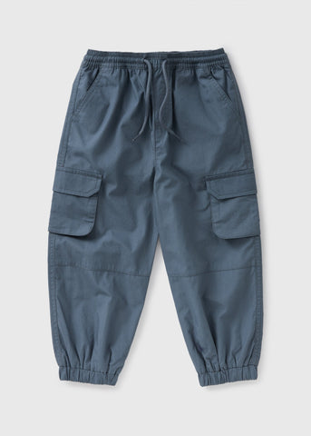 Boys Blue Poplin Cargos (1-7yrs)  B369644
