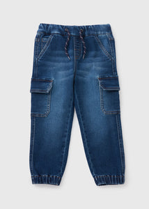 CUFFED KNIT CARGO JEAN B369656