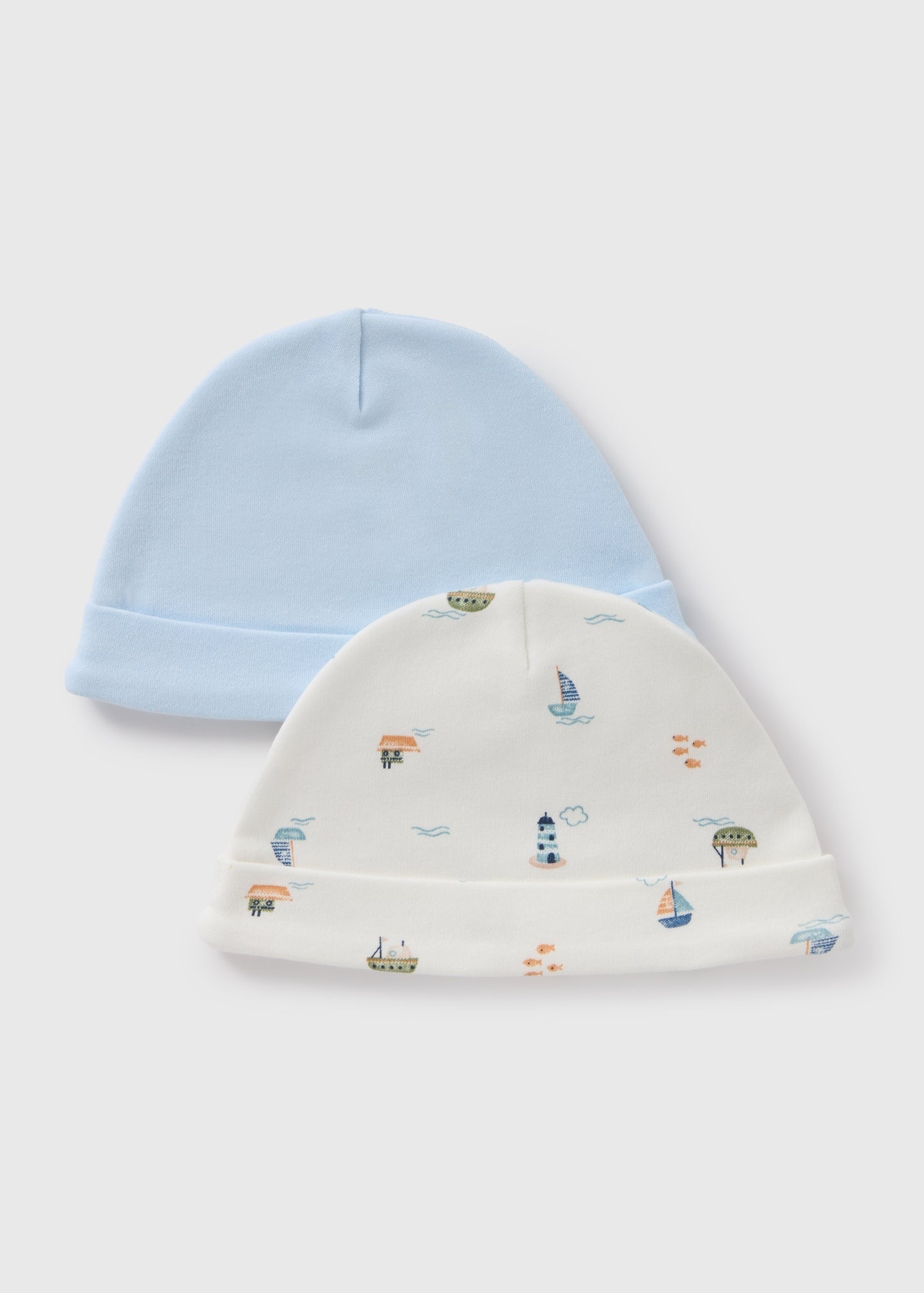 2 Pack Baby Blue Boat Hats  C136543