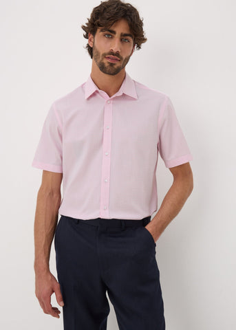 Taylor & Wright Pink Short Sleeve Shirt  M437857
