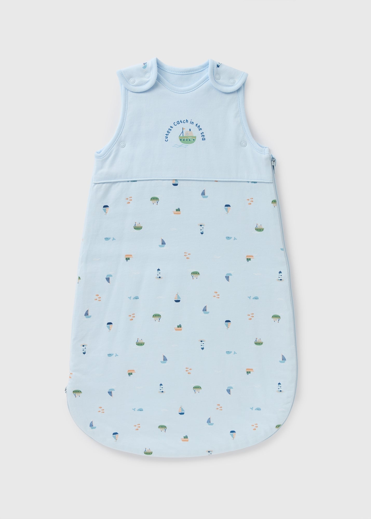 Baby Blue Boat Sleeping Bag (Newborn-23mths)  C136553