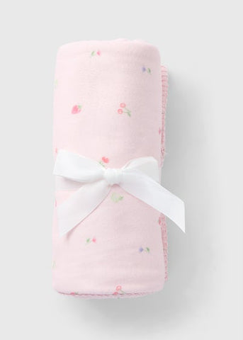 PINK LAYETTE AOP SHAWL C136554
