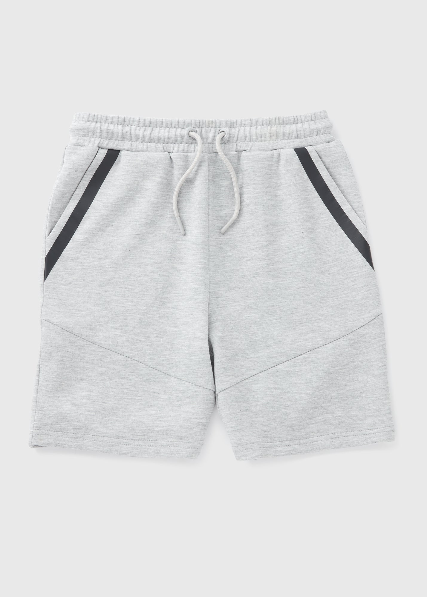 Boys Grey Sports Jogger Shorts (7-15yrs)  B067217
