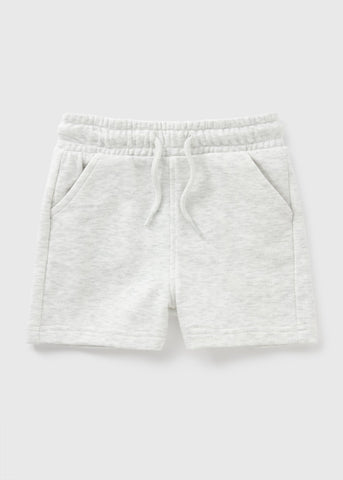 Boys Grey Marl Jogger Shorts (1-7yrs)  B369704